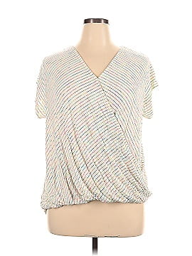 Cj Banks Short Sleeve Blouse (view 1)