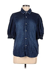 Ba&Sh Short Sleeve Button Down Shirt
