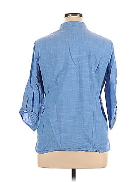 Alfred Dunner 3/4 Sleeve Button-Down Shirt (view 2)