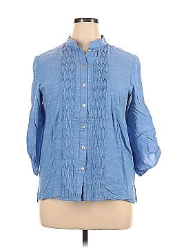 Alfred Dunner 3/4 Sleeve Button-Down Shirt (view 1)