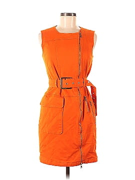 Toccin Orange Utility Dress (view 1)