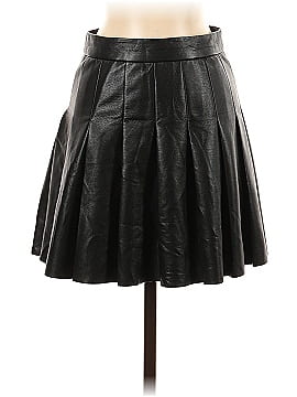 Sunday Best Faux Leather Skirt (view 1)