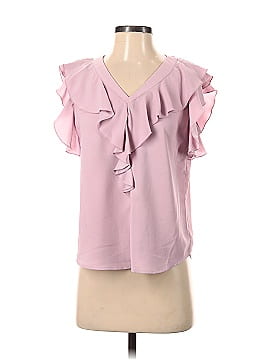 Ann Taylor Short Sleeve Blouse (view 1)