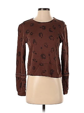 Splendid Corinna Leopard Print Sweatshirt (view 1)