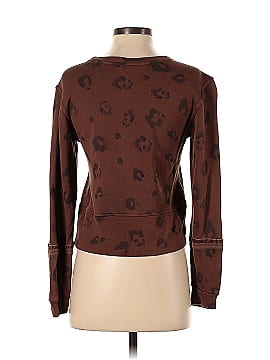 Splendid Corinna Leopard Print Sweatshirt (view 2)