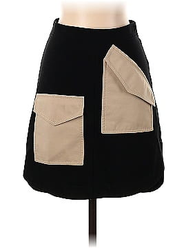 Tibi Bond Stretch Knit Patched Skirt (view 1)