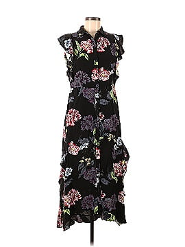 Marissa Webb Collective Black Floral Button Down Dress (view 1)