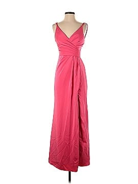 Faviana New York Pink High Slit Gown (view 1)
