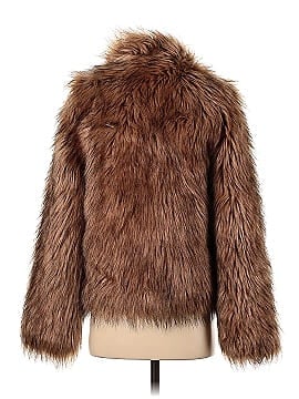 Unreal Fur Brown Faux Fur Delish Jacket (view 2)
