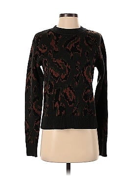 Derek Lam Collective Green Cheetah Sweater (view 1)