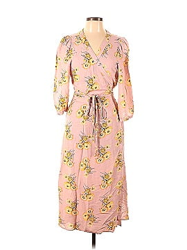 Madewell Floral Long Sleeve Wrap Dress (view 1)