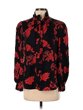 Tory Burch Printed Bow Blouse (view 1)