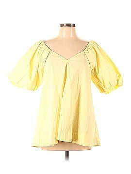 CO Yellow Puff Sleeve Top (view 1)