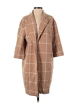 Toccin Nude Plaid Coat (view 1)