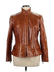 Linda Allard Ellen Tracy Leather Jacket