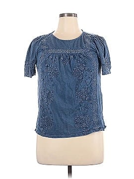 Lucky Brand Short Sleeve Blouse (view 1)