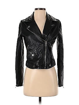 Slate & Willow Leather Moto Jacket (view 1)