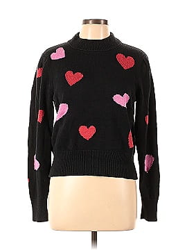 Kate Spade New York Hearts Mockneck Sweater (view 1)