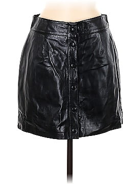 Walter Baker Faux Leather Skirt (view 1)
