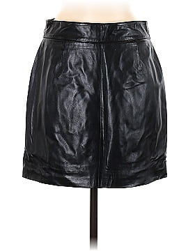 Walter Baker Faux Leather Skirt (view 2)