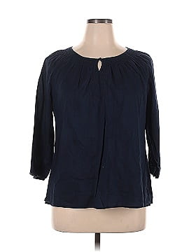 Basic Editions 3/4 Sleeve Blouse (view 1)