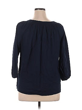 Basic Editions 3/4 Sleeve Blouse (view 2)