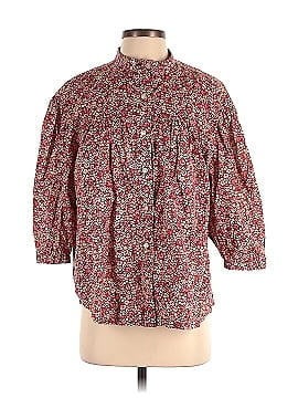 Lee 3/4 Sleeve Button-Down Shirt (view 1)