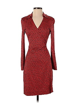 Diane von Furstenberg Red New Jeanne Wrap Dress (view 1)