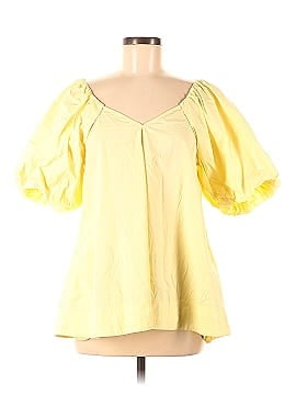 CO Yellow Puff Sleeve Top (view 1)
