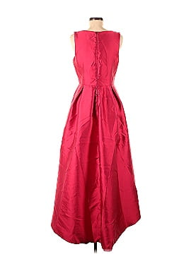 Hutch Red V-Neck High Low Gown (view 2)