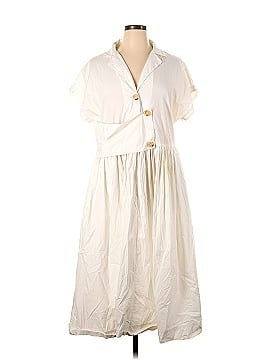 CO White Button Dress (view 1)