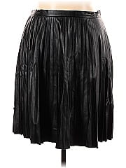 Tahari By Asl Faux Leather Skirt