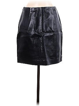 Theory Faux Leather Skirt (view 2)