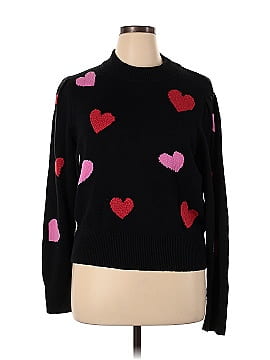 Kate Spade New York Hearts Mockneck Sweater (view 1)