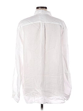 Velvet Long Sleeve Button-Down Shirt (view 2)