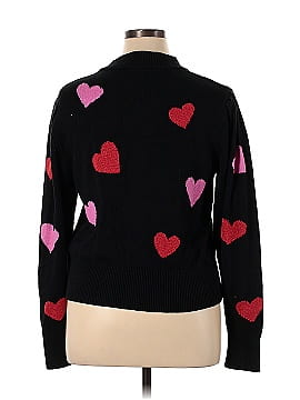 Kate Spade New York Hearts Mockneck Sweater (view 2)