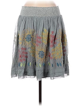 Blue Tassel Silk Skirt (view 2)