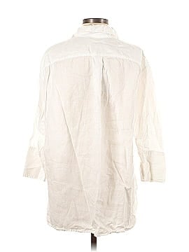 Zara 3/4 Sleeve Button-Down Shirt (view 2)