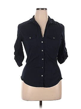 James Perse 3/4 Sleeve Button-Down Shirt (view 1)