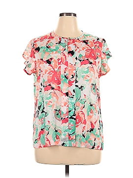 Liz Claiborne Short Sleeve Blouse (view 1)