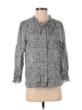 Ann Taylor LOFT Long Sleeve Button-Down Shirt (view 1)