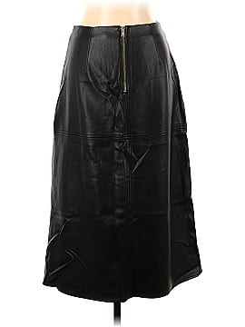 Who What Wear Faux Leather Skirt (view 2)