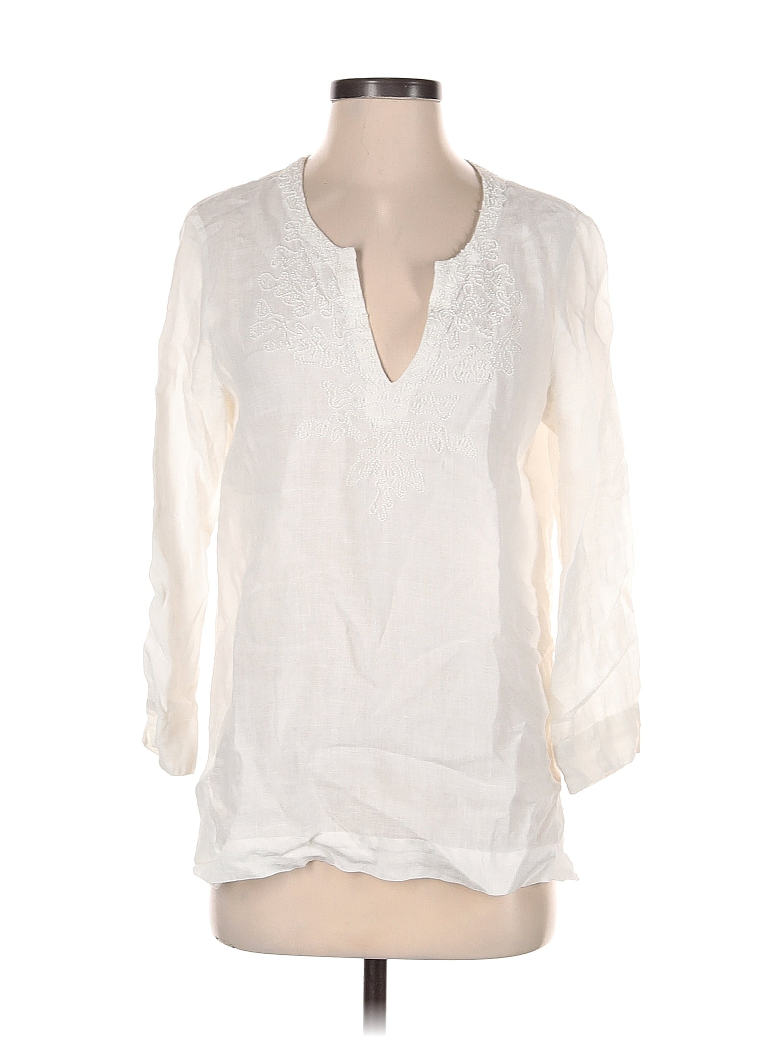 Blouse Long Sleeve By Lilly Pulitzer In Polkadot Pattern, Size: Xs main image 1