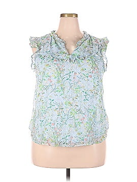 LC Lauren Conrad Short Sleeve Blouse (view 1)