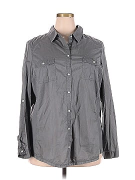 Old Navy Plus Long Sleeve Button-Down Shirt (view 1)