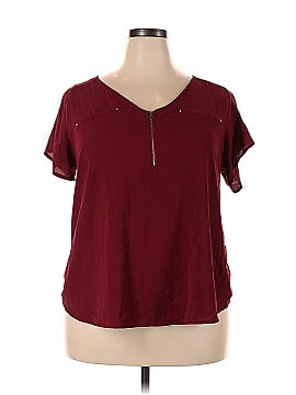 Tempted Hearts Short Sleeve Blouse (view 1)