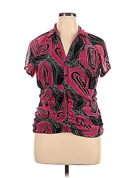 Worthington Short Sleeve Blouse (view 1)