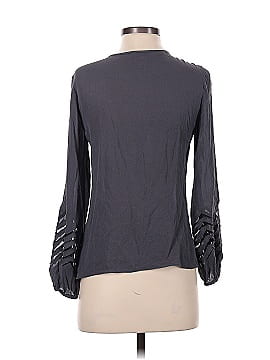 Parker Long Sleeve Silk Top (view 2)