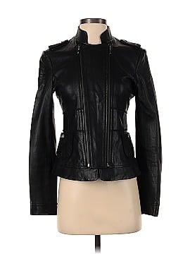 United Face Faux Leather Jacket (view 1)