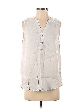 Magaschoni Sleeveless Button-Down Shirt (view 1)